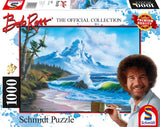 Puslespil 1000 brikker - Bob Ross Bjerge ved havet
