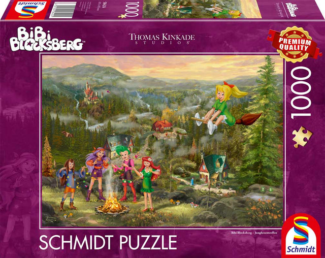 Schmidt Puslespil Bibi Blocksberg - 1000 brikker