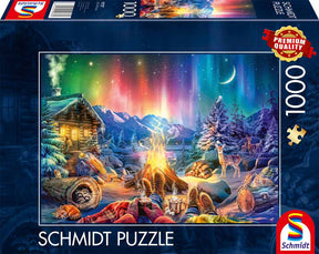 Schmidt Puslespil Romantik ved bålet - 1000 brikker
