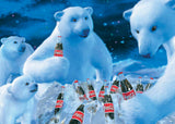 Puslespil 1000 brikker - Coca-Cola isbjørne