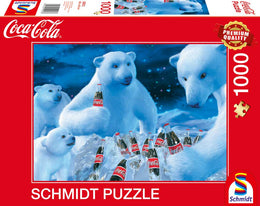 Puslespil 1000 brikker - Coca-Cola isbjørne