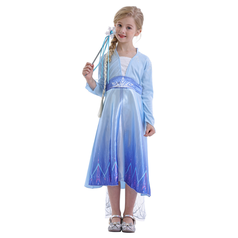 Elsa Prinsessekjole til Børn