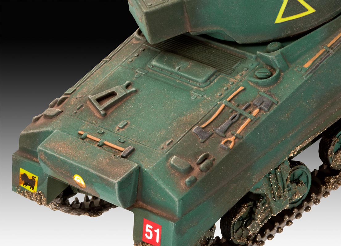 Revell First Diorama Set - Sherman Firefly modelkampvogn