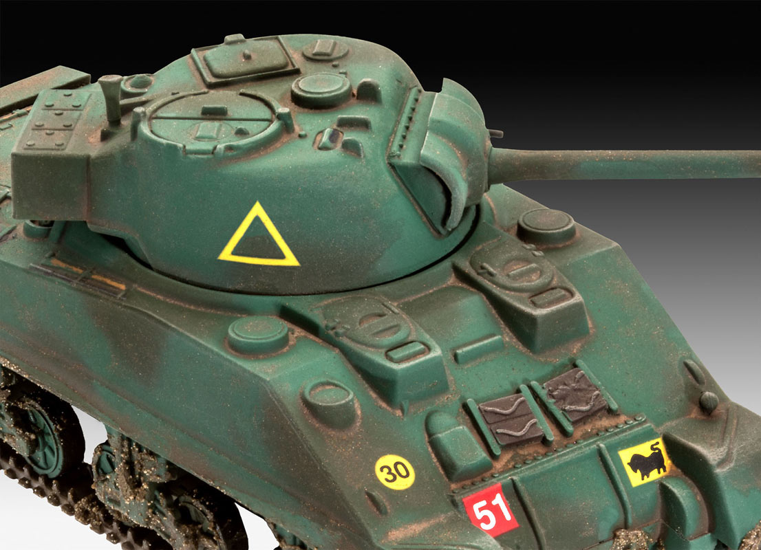 Revell First Diorama Set - Sherman Firefly modelkampvogn