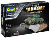Revell First Diorama Set - Sherman Firefly modelkampvogn