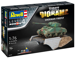 Revell First Diorama Set - Sherman Firefly modelkampvogn