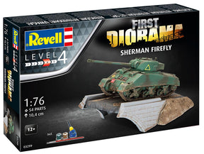 Revell First Diorama Set - Sherman Firefly modelkampvogn