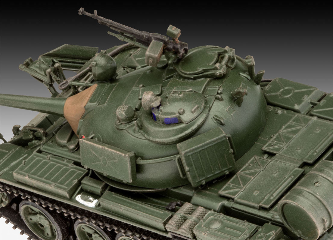Revell T-55A/AM with KMT-6/EMT-5 modelkampvogn