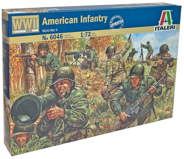 Italeri Amerikanske infanterisoldater WWII - 1:72
