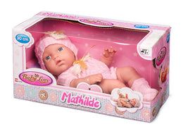 My Baby Love Mathilde dukke 30 cm – lyserød strikdragt & hue