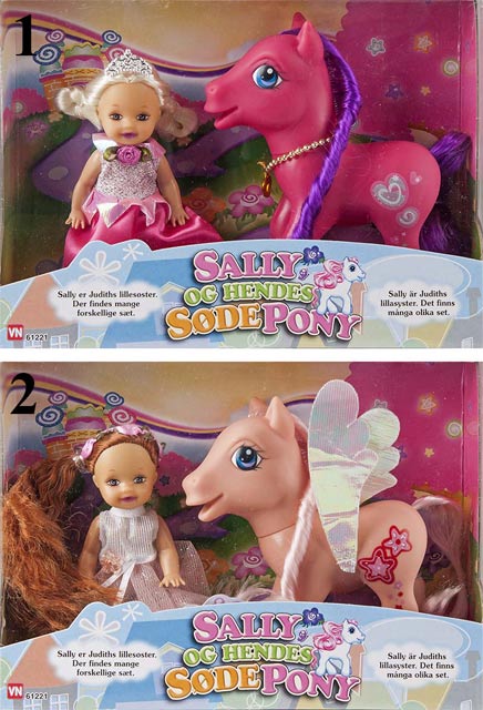 Sally og hendes pony