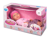 My Baby Love Liva dukke 41 cm – lyserødt sæt med leopardmønster