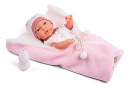 My Baby Liva Dukke 41 cm – med tæppe og flaske
