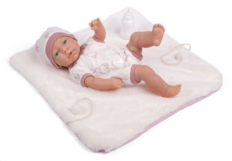 My Baby Liva Dukke 41 cm – med tæppe og flaske