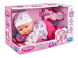 My Baby Liva kravledukke – med babylyde 41 cm