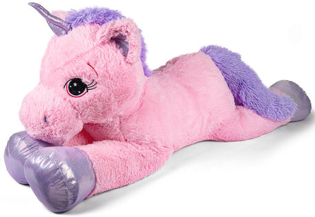 Kiddy mega enhjørning bamse - 110 cm