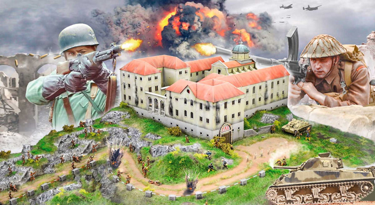 Italeri 1:72 Montecassino Abbey 1944 Breaking the Gustav Line - Diorama kampscene