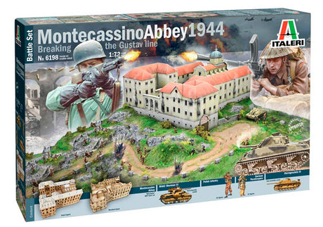 Italeri 1:72 Montecassino Abbey 1944 Breaking the Gustav Line - Diorama kampscene