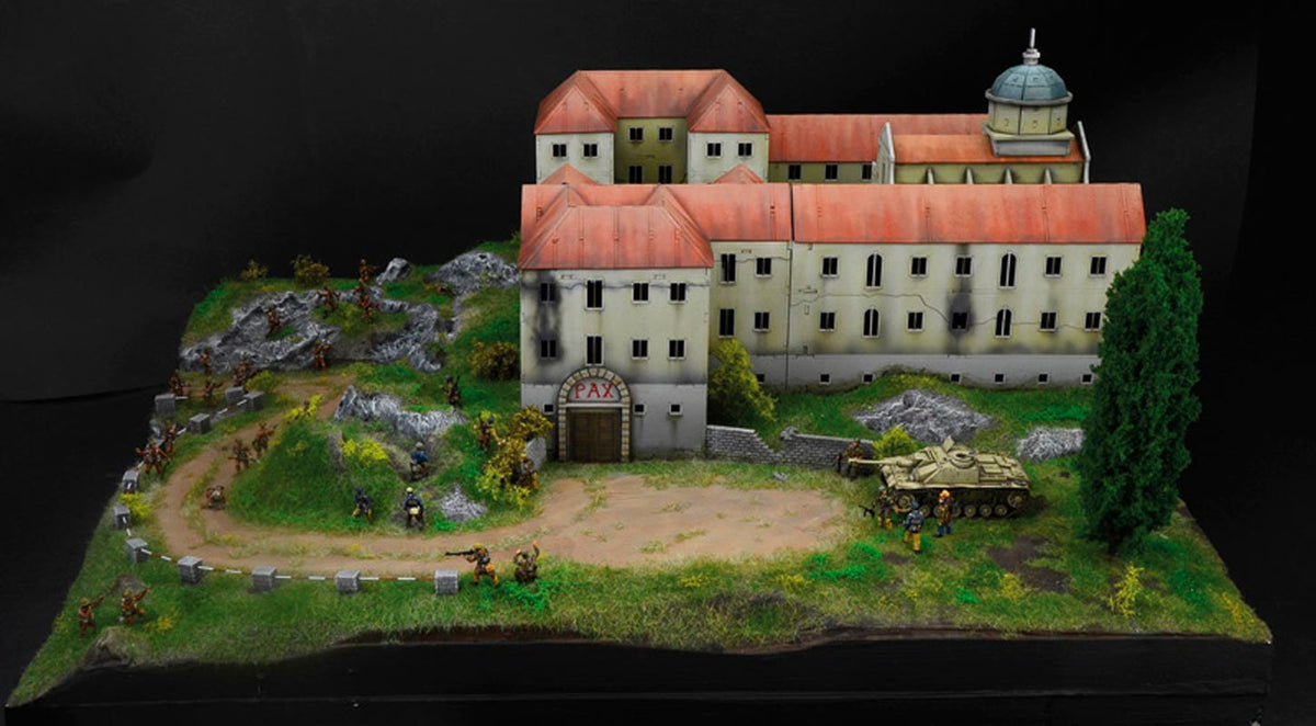 Italeri 1:72 Montecassino Abbey 1944 Breaking the Gustav Line - Diorama kampscene