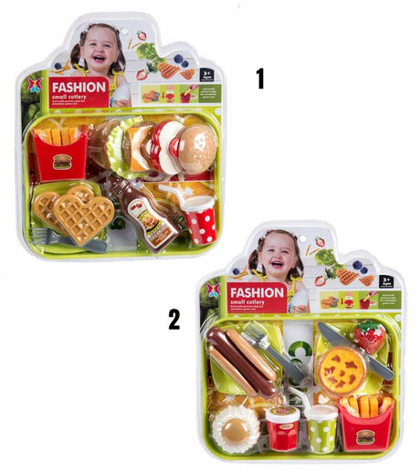 fastfood legemad burger eller hotdog