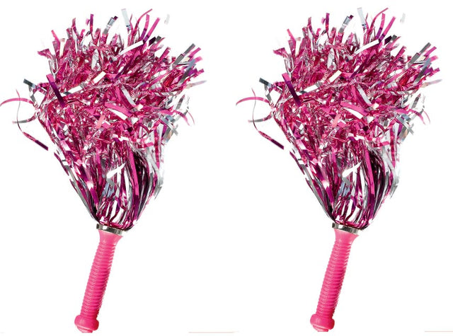Glitter pom-poms