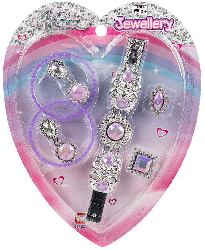 4 - Girls Finger & øreringe & Armbånd