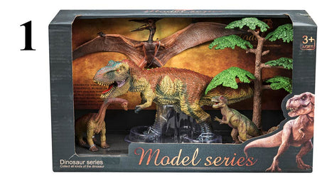 Dinosaursæt med tilbehør