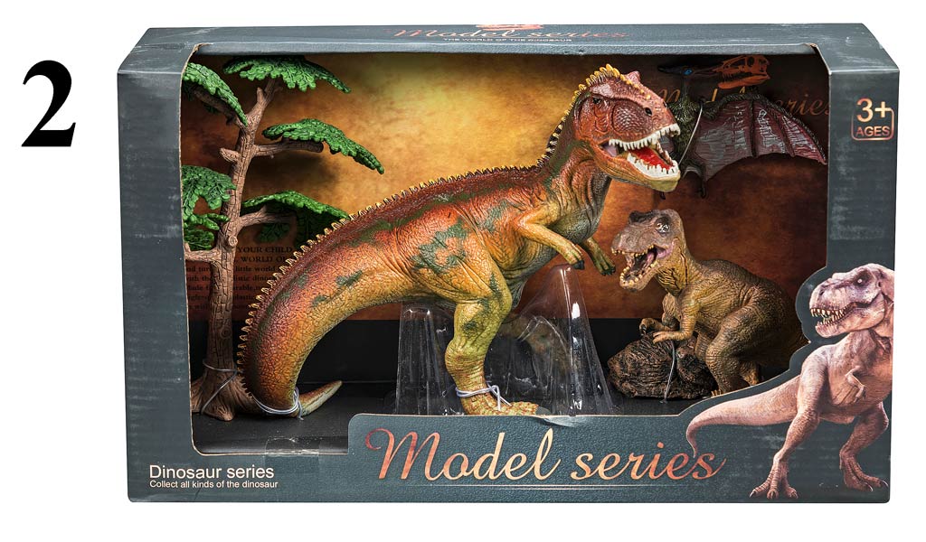 Dinosaursæt med tilbehør
