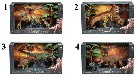 Dinosaursæt med tilbehør