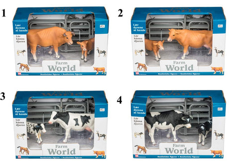 Farm world ko / tyr med kalv