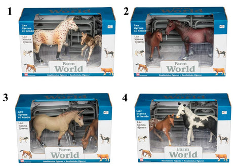 Farm world hest med føl
