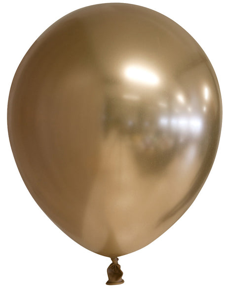 Runde balloner i guld – 6 stk. (30 cm)