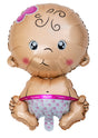 Baby folieballon pink