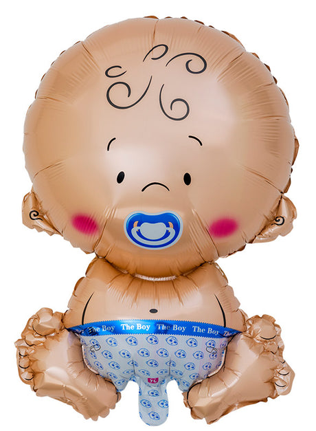Baby folieballon blå