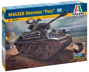 Italeri M4A3E8 Sherman kampvogn "Fury" - 1:35