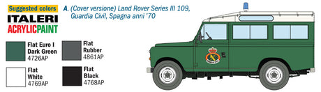 Italeri Land Rover 109 Guardian Civil - 1:35
