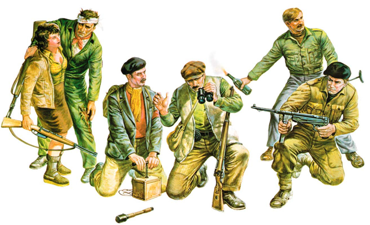 Italeri Partisaner soldater WWII - 1:35