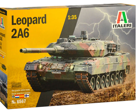 Italeri Leopard 2A6 kampvogn - 1:35