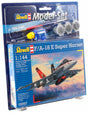 Revell F/A-18E Super Hornet - scala 1:144 Med lim og maling
