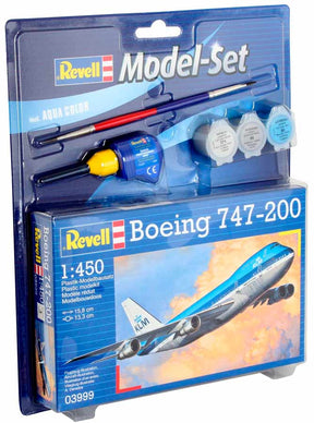 Revell Boeing 474 - 400 - scala 1:450 Med lim og maling