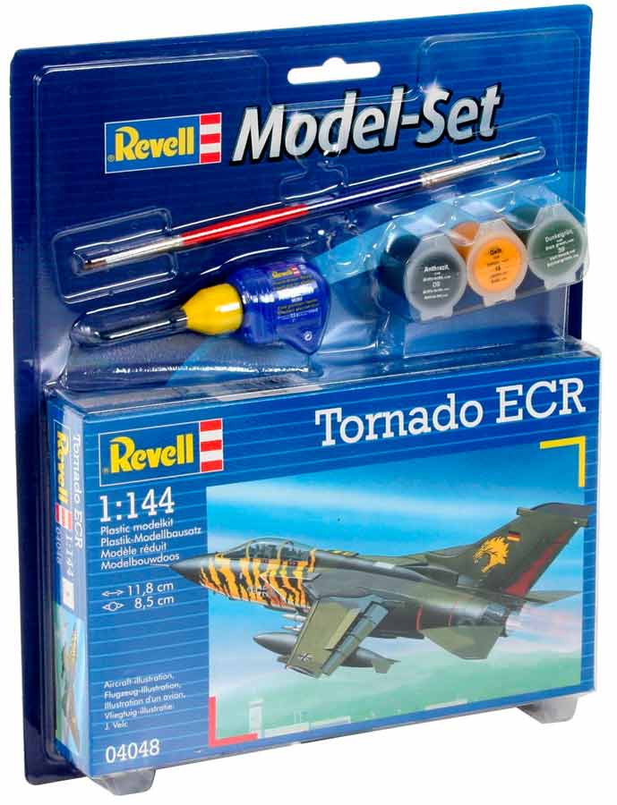 Revell Tornado ECR - scala 1:144 Med lim og maling