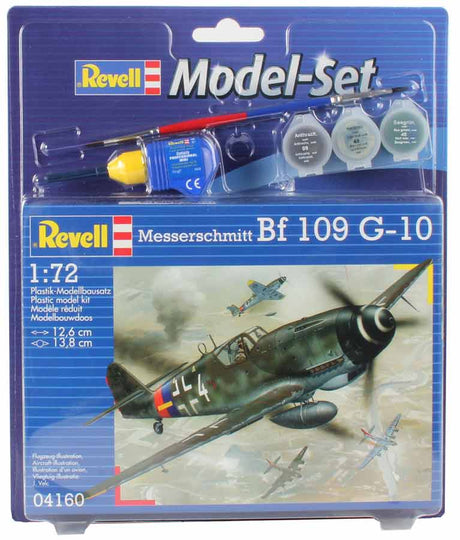 Revell Messerschmitt Bf-109 - scala 1:72 Med lim og maling