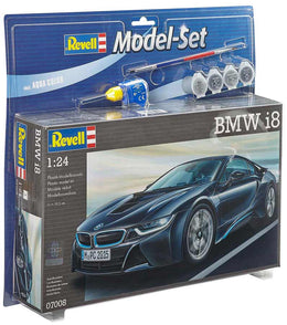 Revell BMW I8 - 1:24 med lim og maling