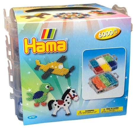 Hama opbevaringsboks med 6000 perler