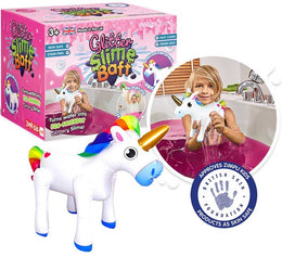 Zimpli Kids glitter slim med oppustelig enhjørning