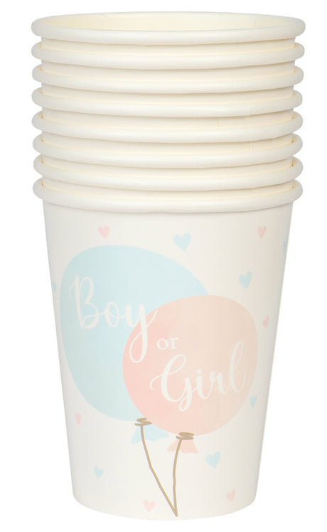 Papkrus til Babyshower 8 stk.