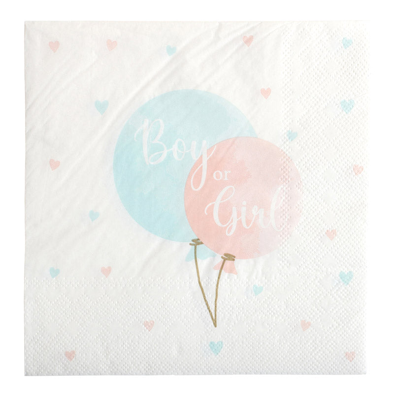 Servietter til Babyshower 16 stk.
