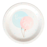 Paptallerkner til Babyshower - 23 cm. 8 stk.