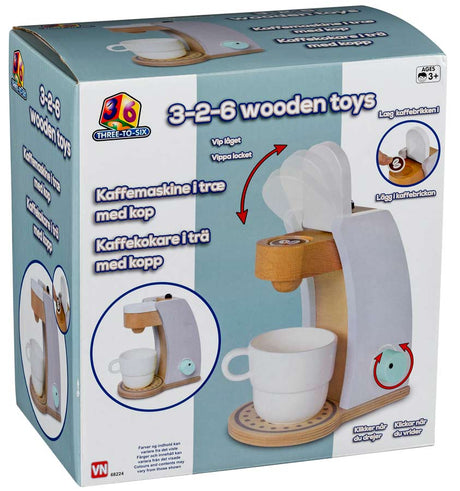 Kaffemaskine i træ
