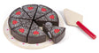 Chokoladekagesæt i træ med velcro
